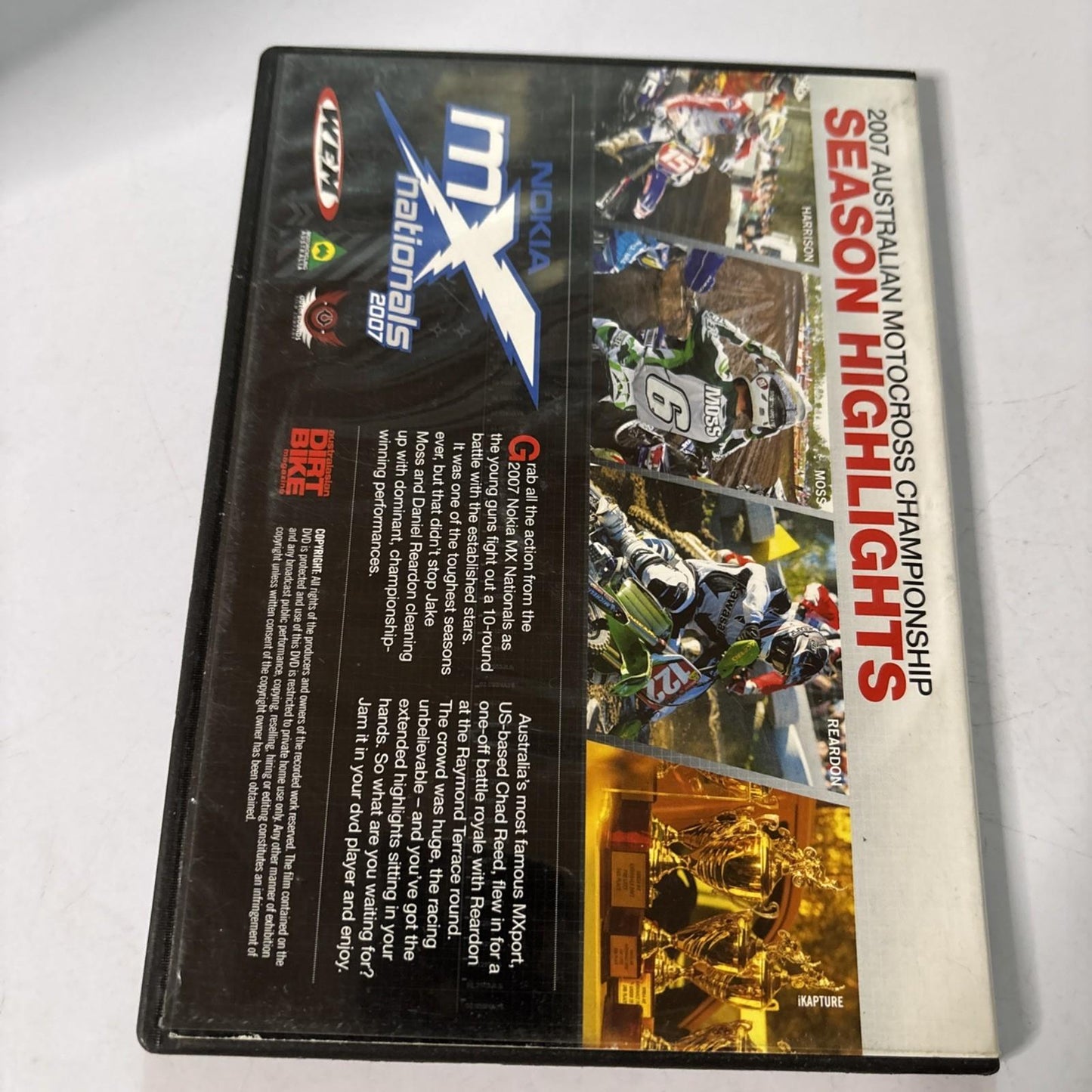 2007 Australian Motocross Championship Season Highlights DVD All Regions