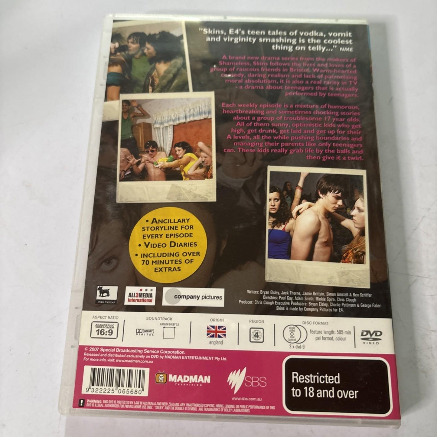 Skins : Series 1 (DVD, 2007) Region 4