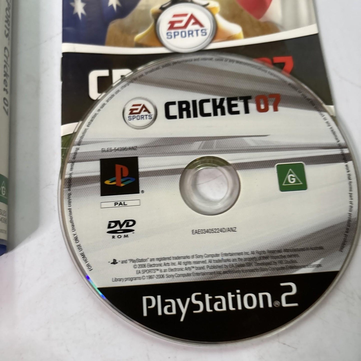 Cricket 07 - Sony PlayStation 2 PS2 PAL - Complete w/Manual