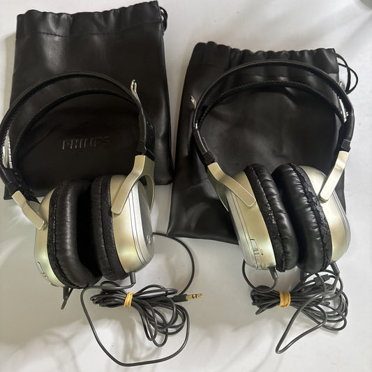 2x Philips SBC-HN110 Wired Headphones Noise Cancelling