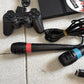 Sony Playstation 2 Slim Console SCPH-7002 PAL SingStar 2x Microphones + Game
