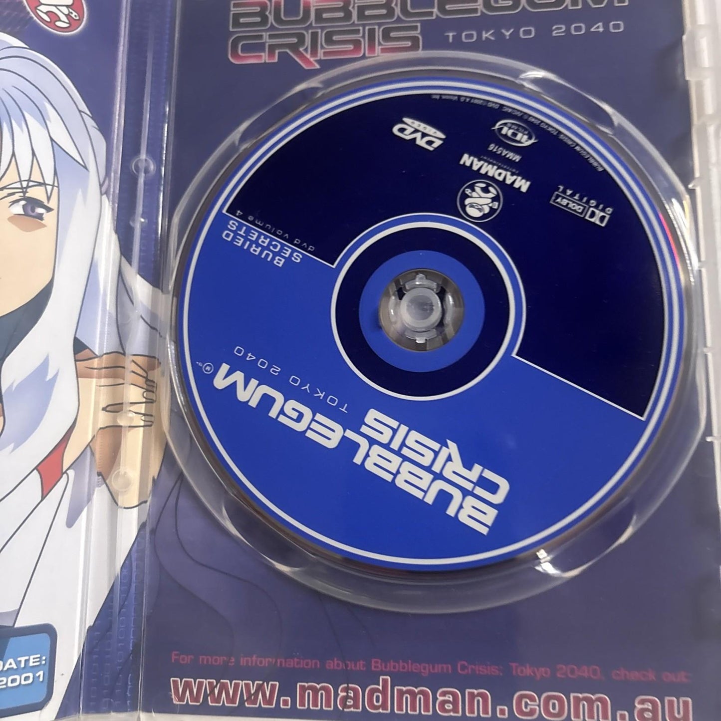 Bubblegum Crisis Tokyo 2040 : Vol 4 (DVD, 2000) Region 4,2