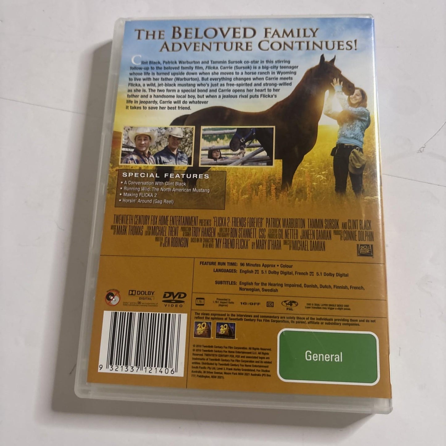 Flicka 2 - Friends Forever (DVD, 2010) Region 4