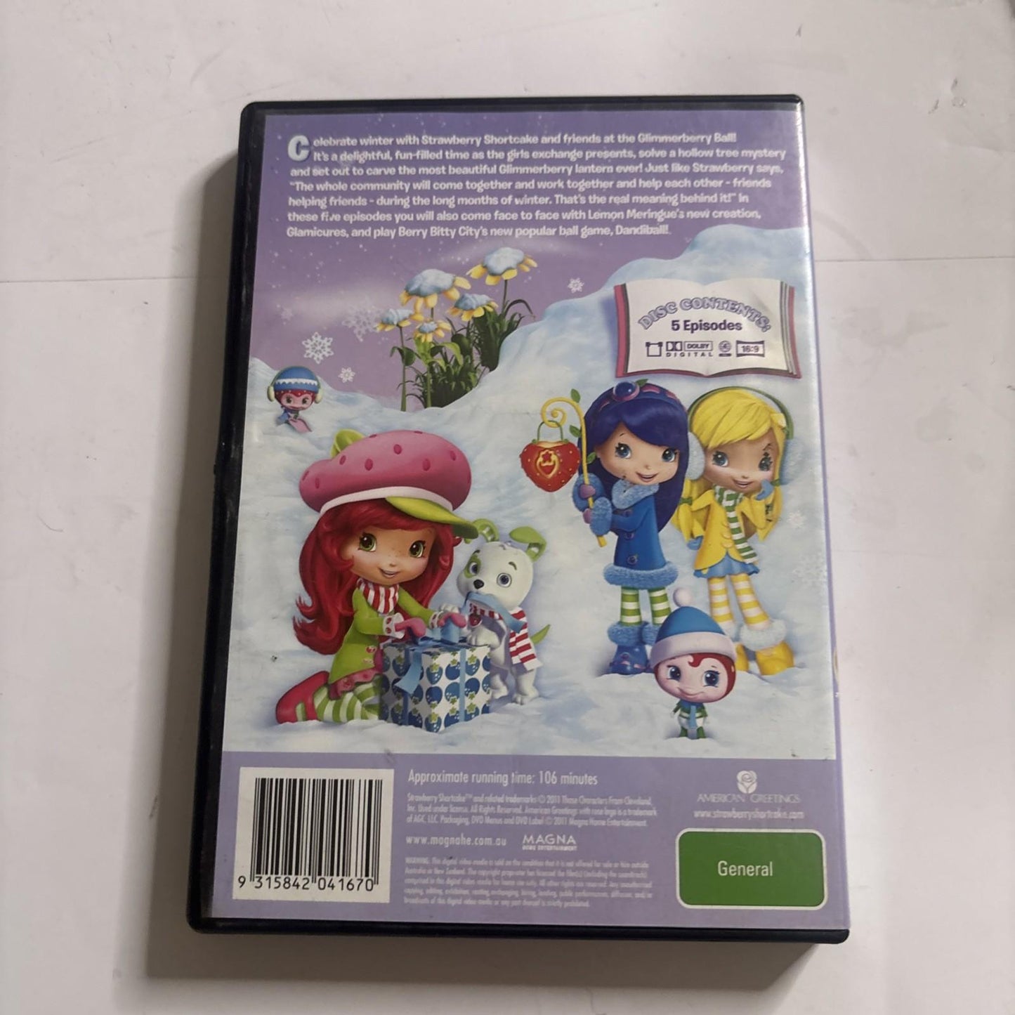 Strawberry Shortcake - Berryfest Princess (DVD, 2010) Region 4