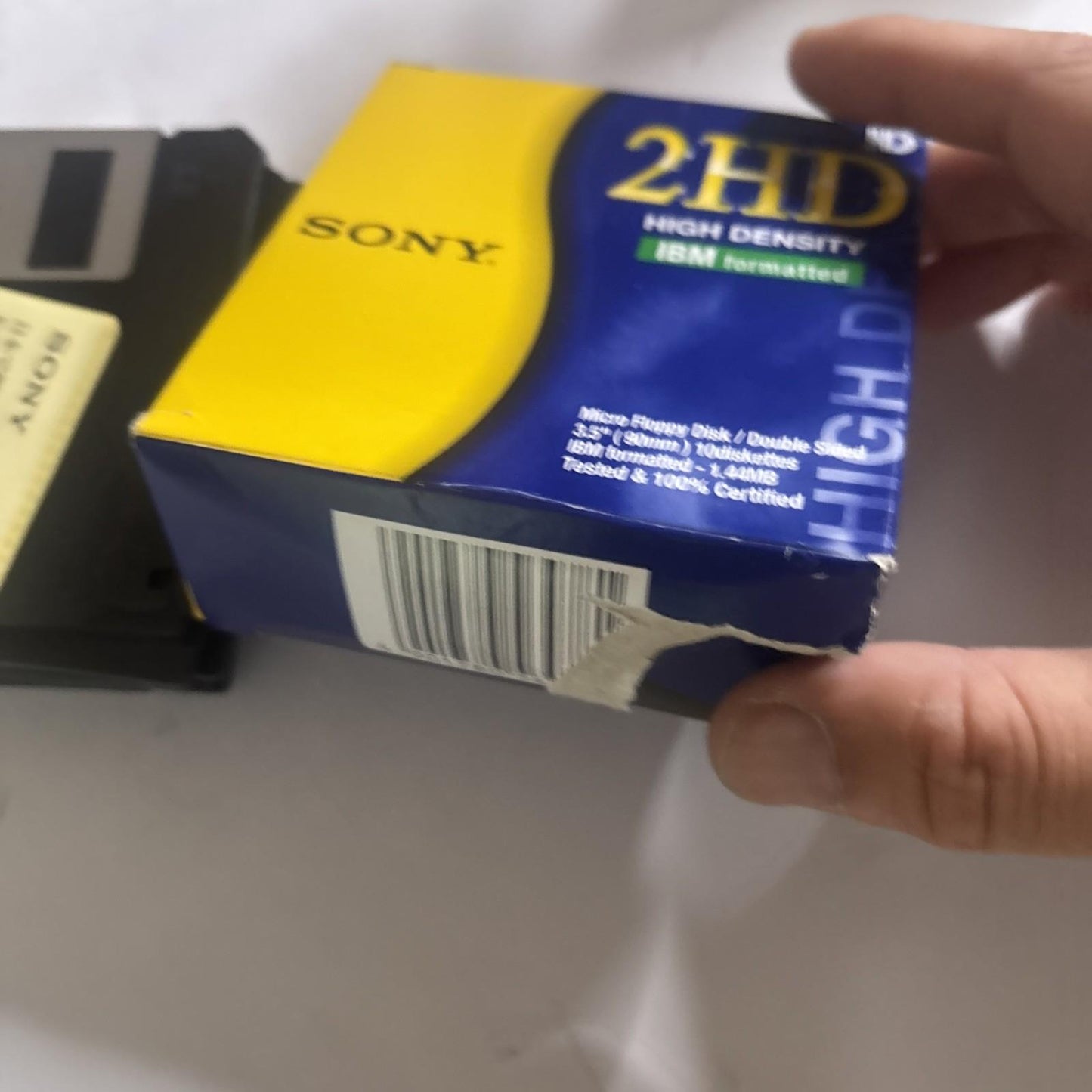 Vintage SONY 2HD IBM Formatted 1.44MB Pack Of 10 3.5" Floppy Disks - 10MFD 2HDef
