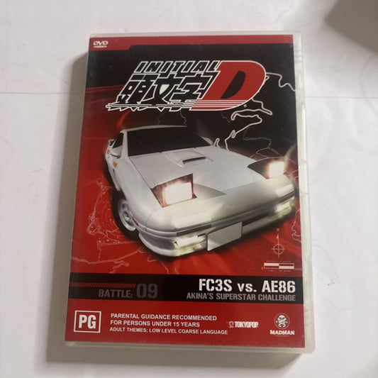 Initial D - Battle : Vol 9 (DVD, 1998) Region 4