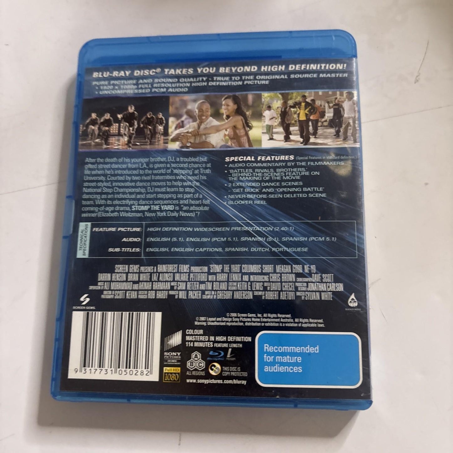 Stomp the Yard (Blu-ray, 2007) All Regions