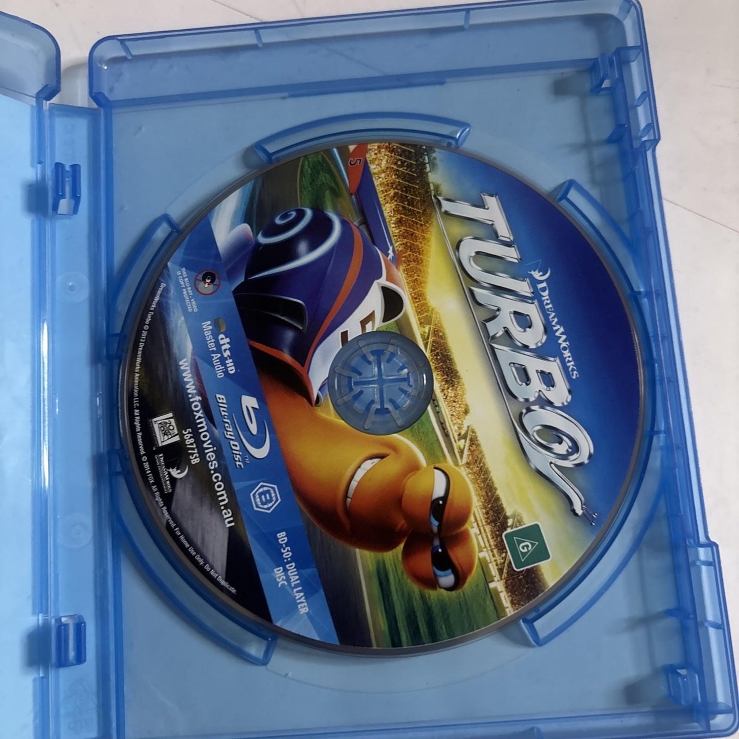 Turbo (Blu-ray, 2013) Region B