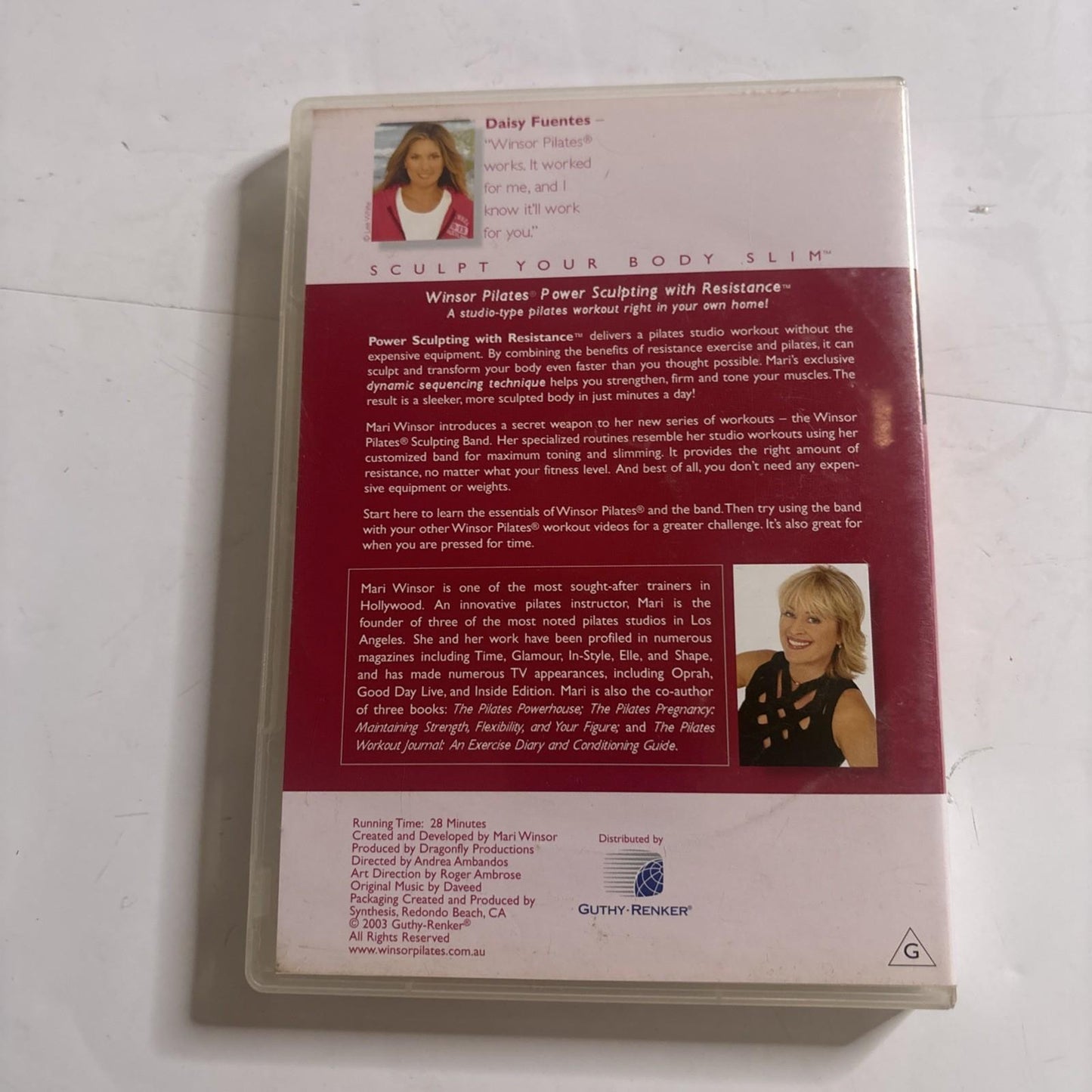 Winsor Pilates - Power Sculpting with Resistance DVD All Regions Mari Winsor