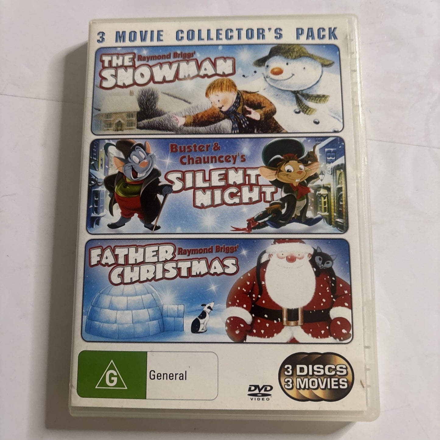The Snowman / Buster & Chauncey's Silent Night / Father Christmas DVD Region 4