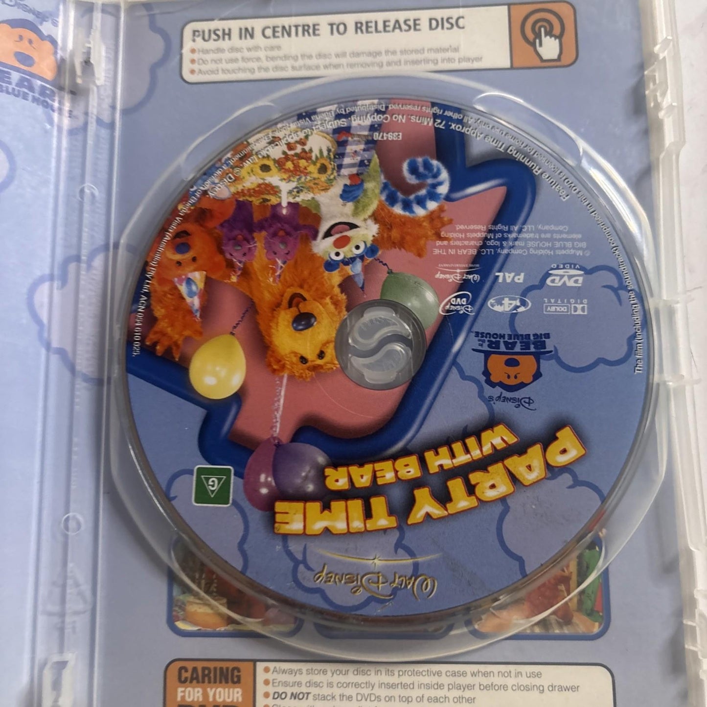 Bear in the Big Blue House - Party Time with Bear (DVD, 2005)  Region 4
