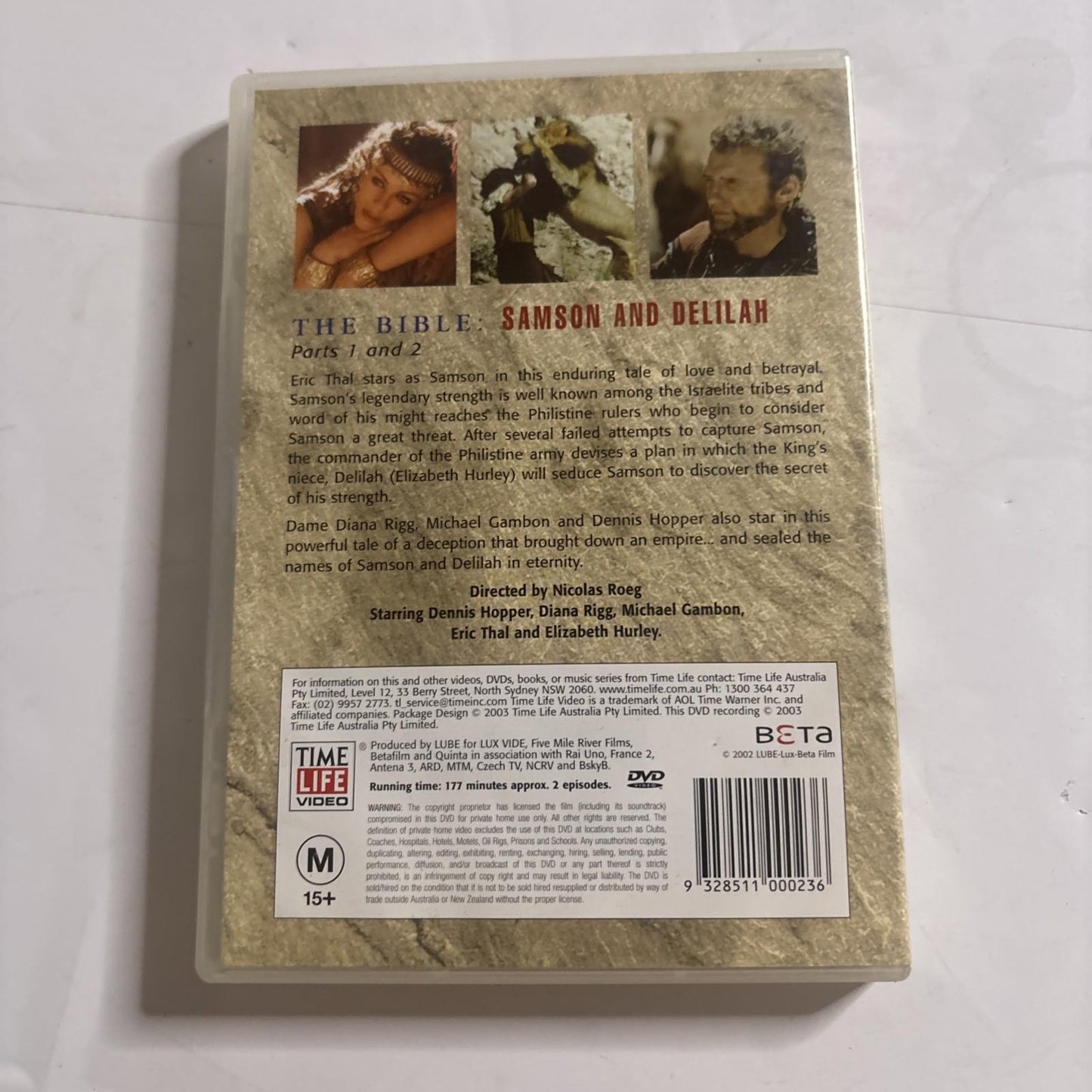 The Bible: Samson And Delilah Parts 1 & 2 (DVD, 1996) All Regions