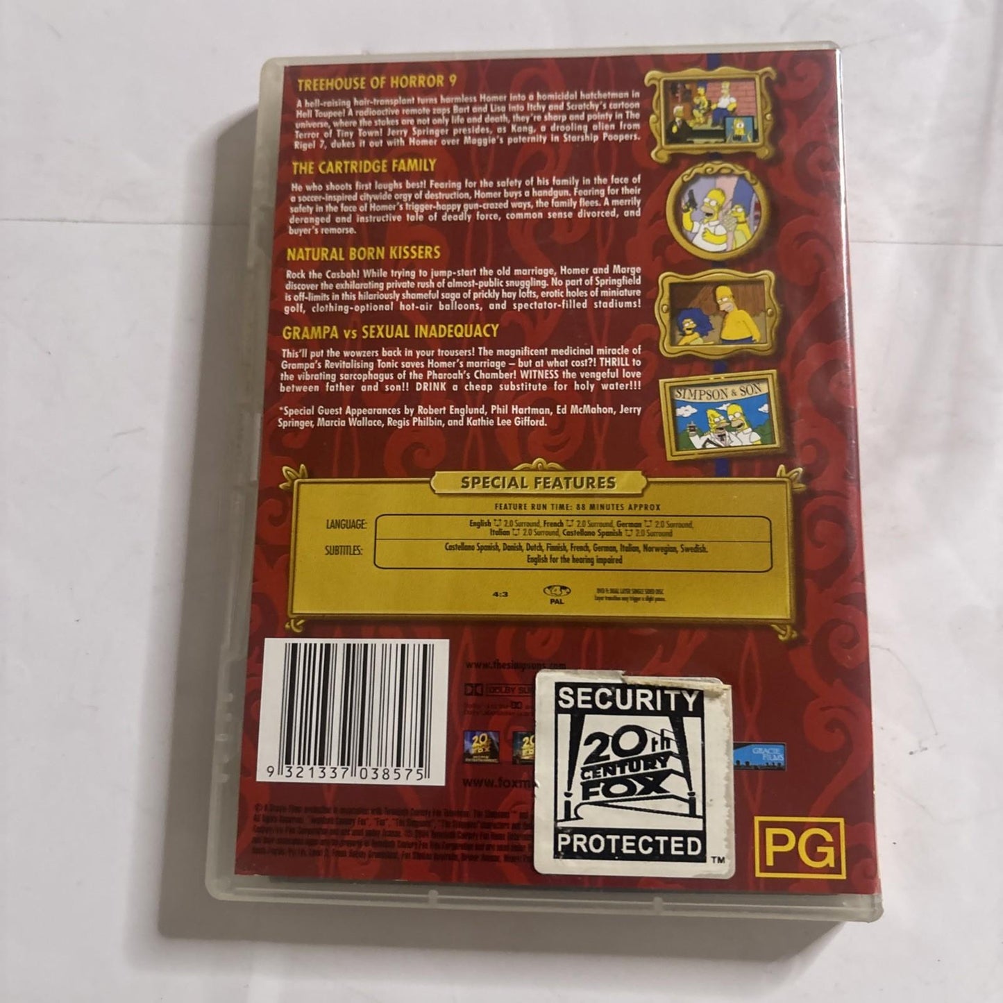 The Simpsons - Too Hot for TV (DVD, 1999) Region 4