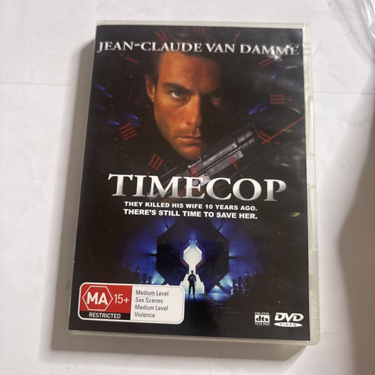 Timecop (DVD, 1994) Jean-Claude Van Damme Region 4