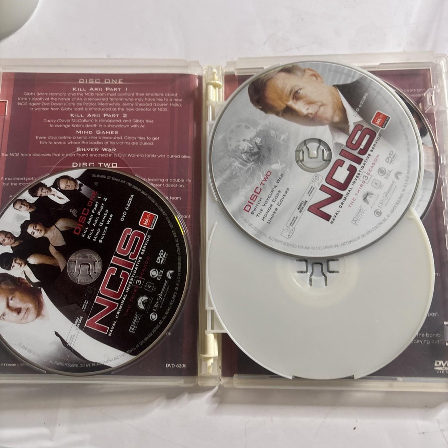 NCIS : Season 3 (DVD, 2005)  Region 4