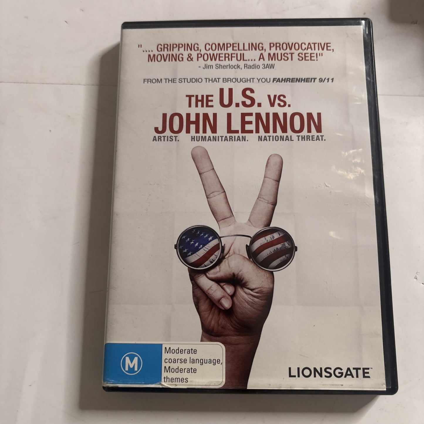The U.S. vs. John Lennon (DVD, 2006) Region 4