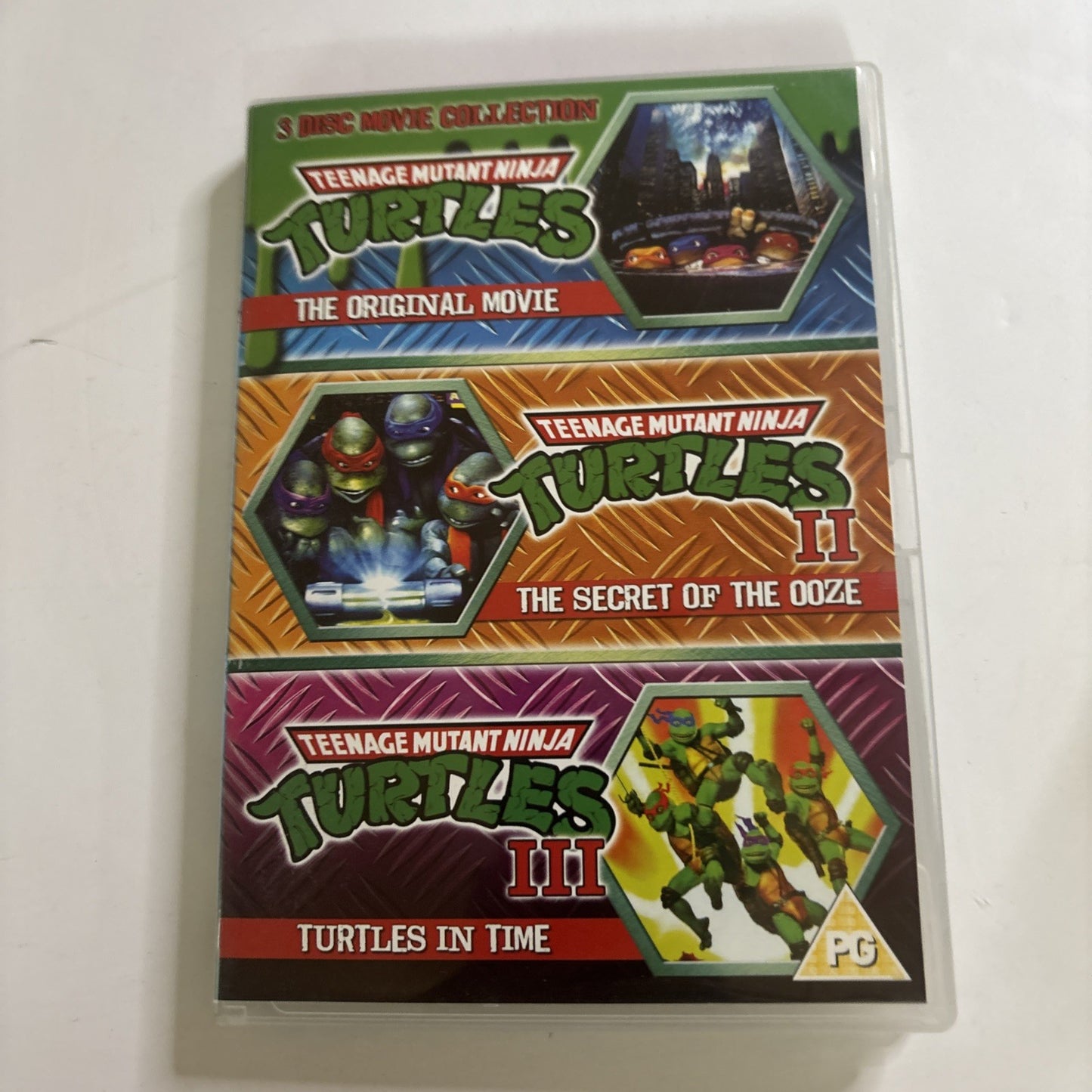Teenage Mutant Turtles Movie 1 2 3 (DVD, 3-Disc) Region 2