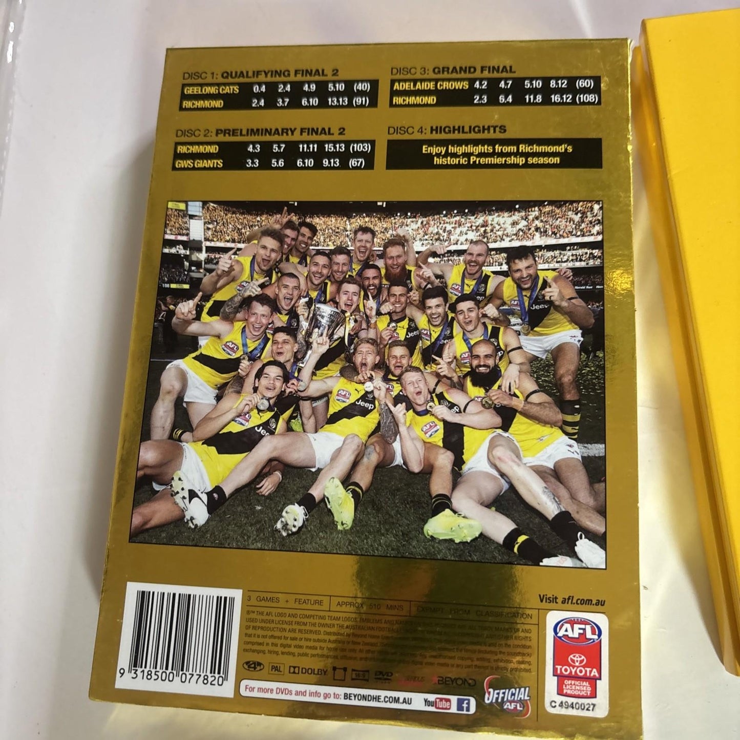 AFL - 2017 Premiers Victory Pack (DVD, 2017) Region 4