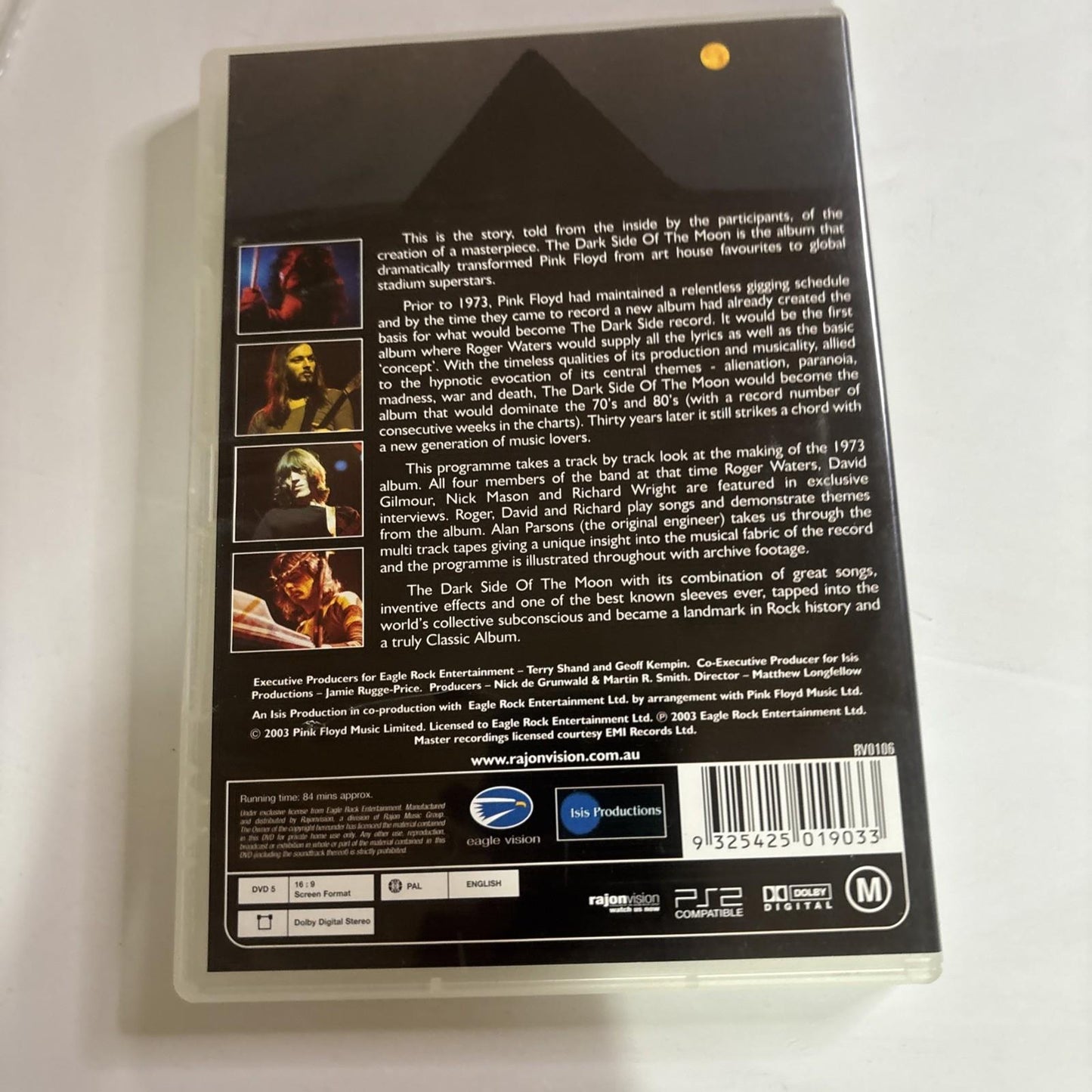 Pink Floyd - The Dark Side of the Moon (DVD, 2003) All Regions