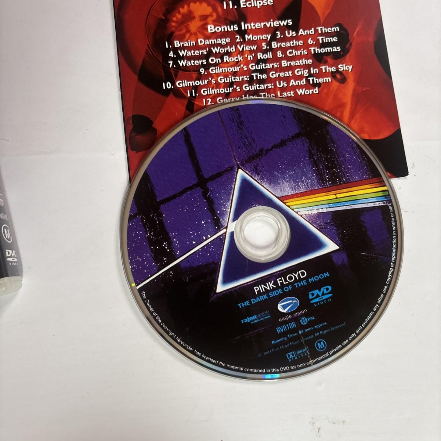 Pink Floyd - The Dark Side of the Moon (DVD, 2003) All Regions