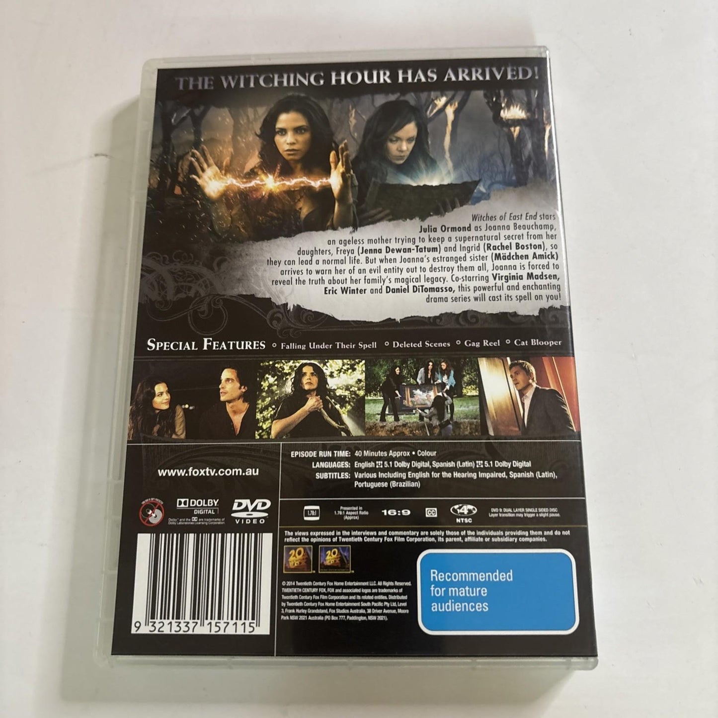 Witches of East End : Season 1 (DVD, 2013) Region 4