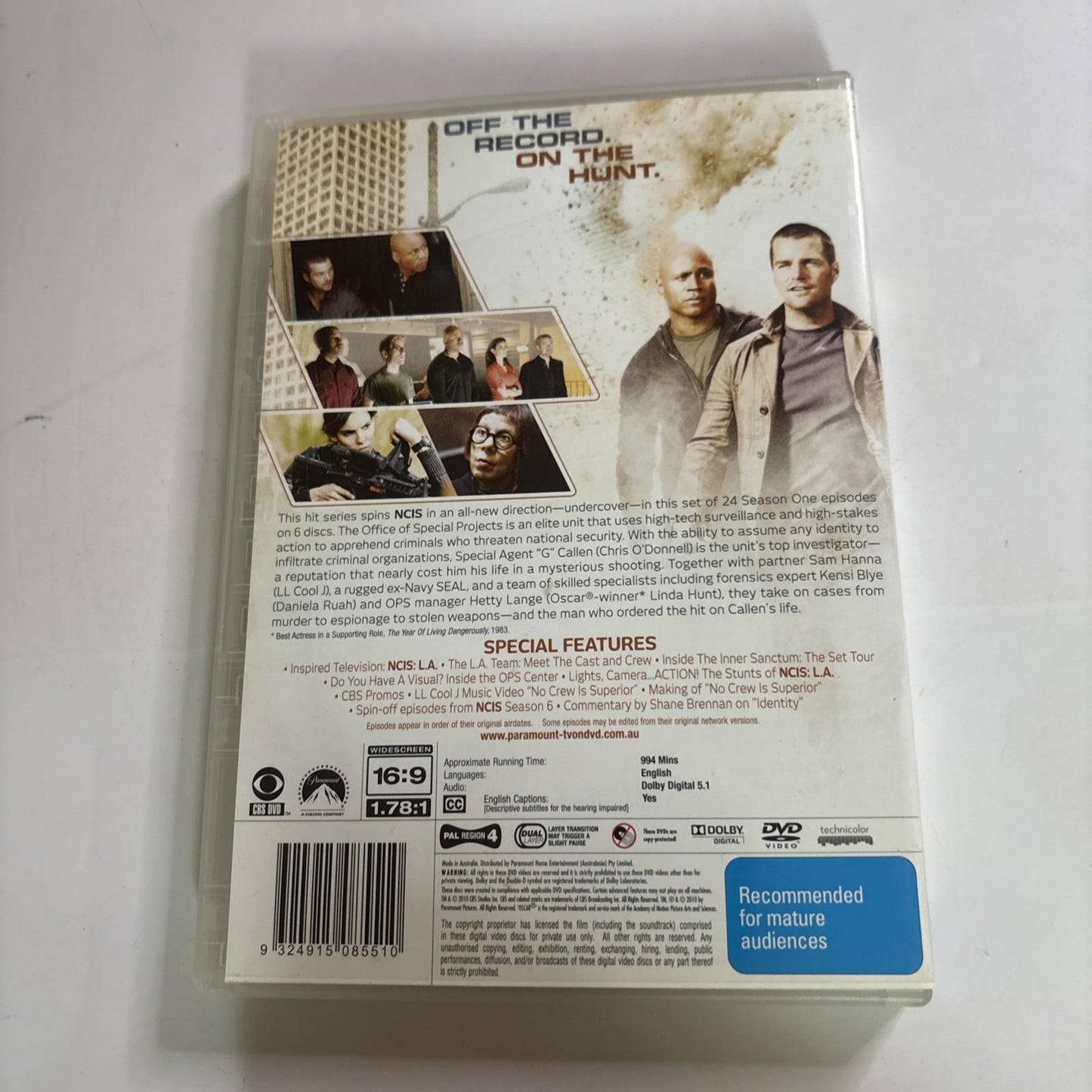 NCIS - Los Angeles : Season 1 (DVD, 2009) Region 4