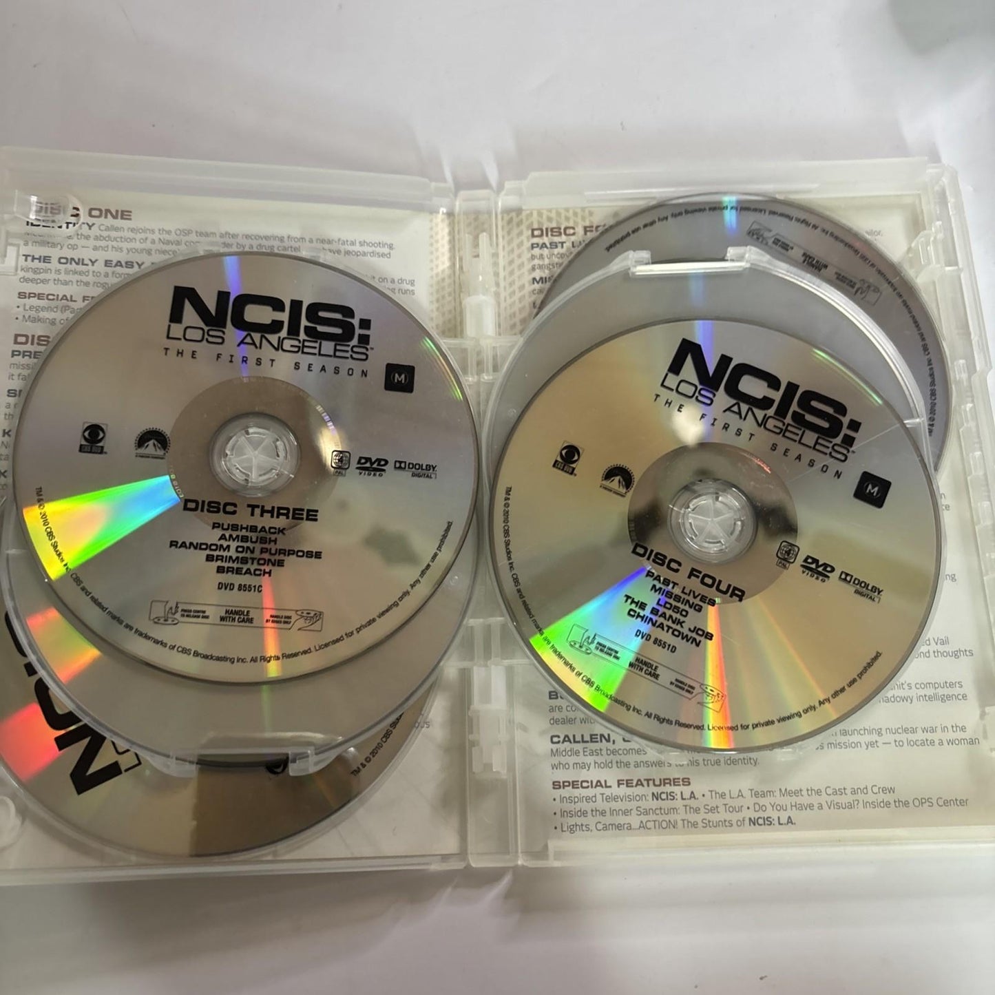 NCIS - Los Angeles : Season 1 (DVD, 2009) Region 4