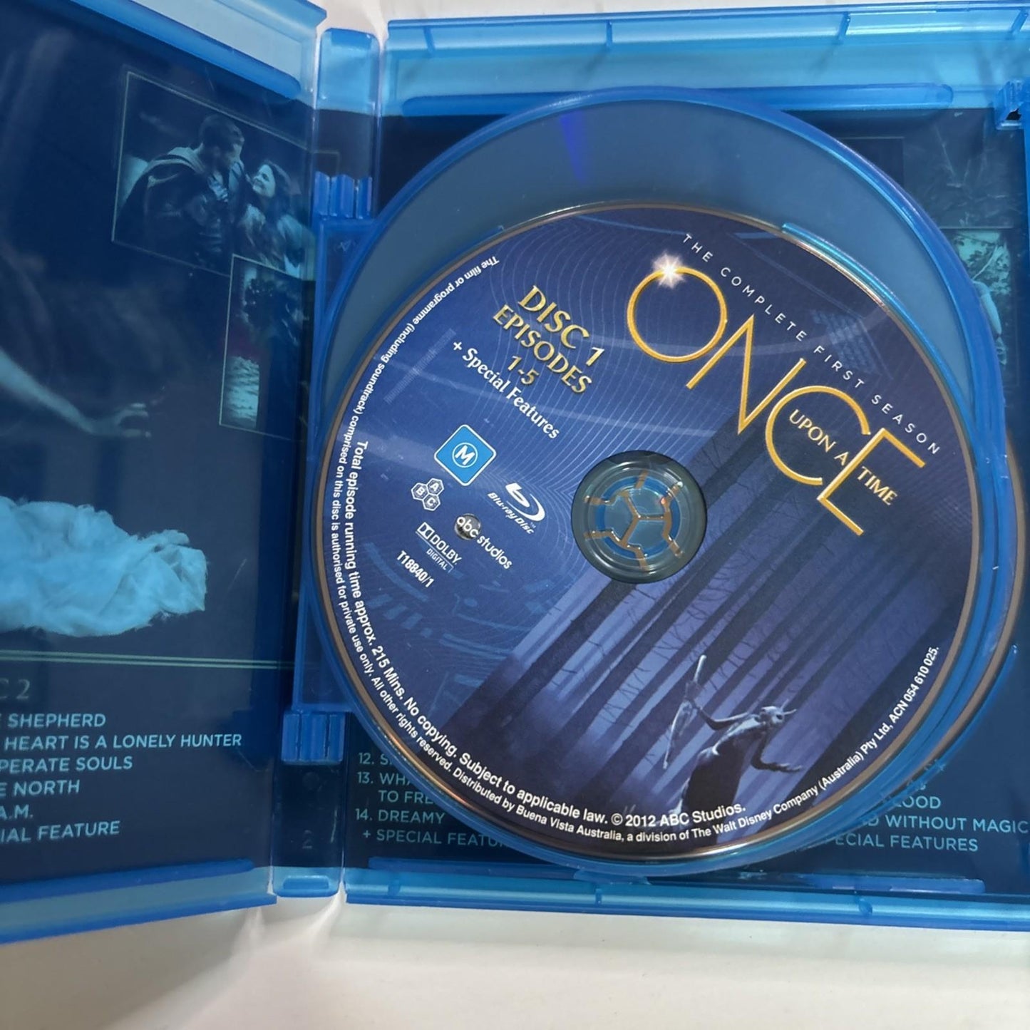 Once Upon a Time : Season 1 (Blu-ray, 2011) All Regions