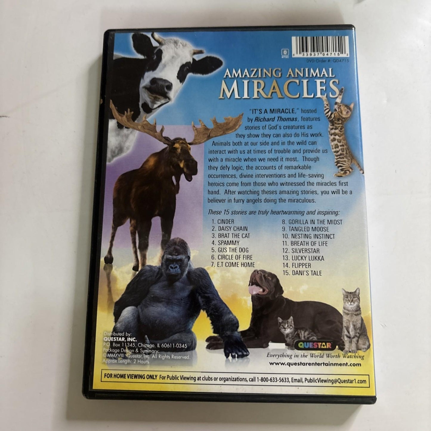 Amazing Animal Miracles DVD All Regions
