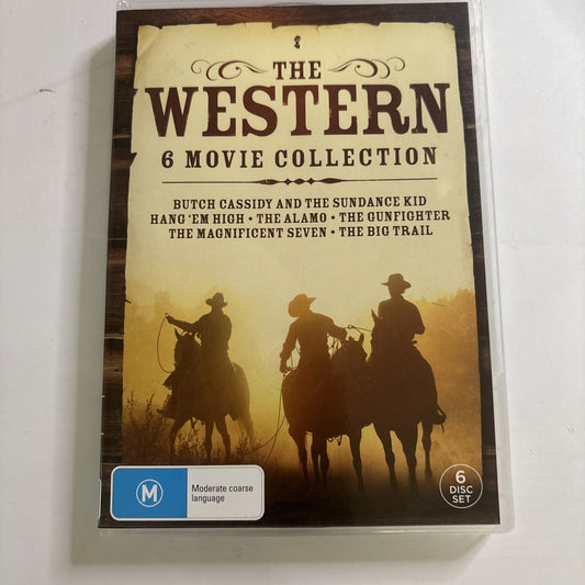 The Western : 6 Movie Collection (Box Set, DVD, 2018) Region 4