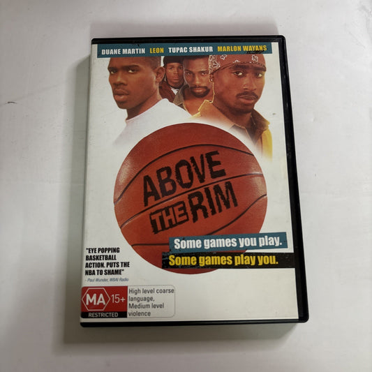 Above the Rim (DVD, 1994) Tupac Shakur Region 4