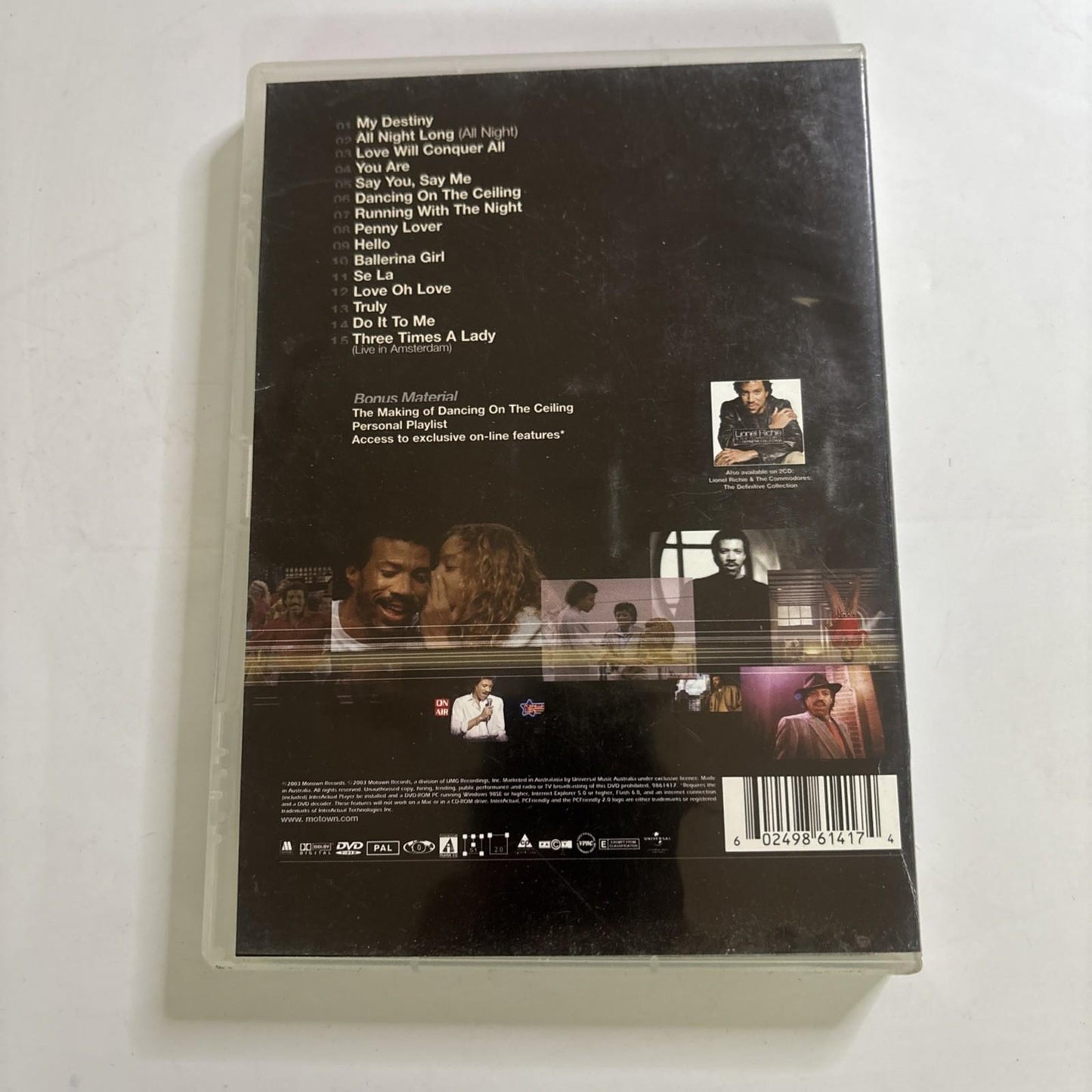 Lionel Richie - The Collection (DVD, 2003) All Regions
