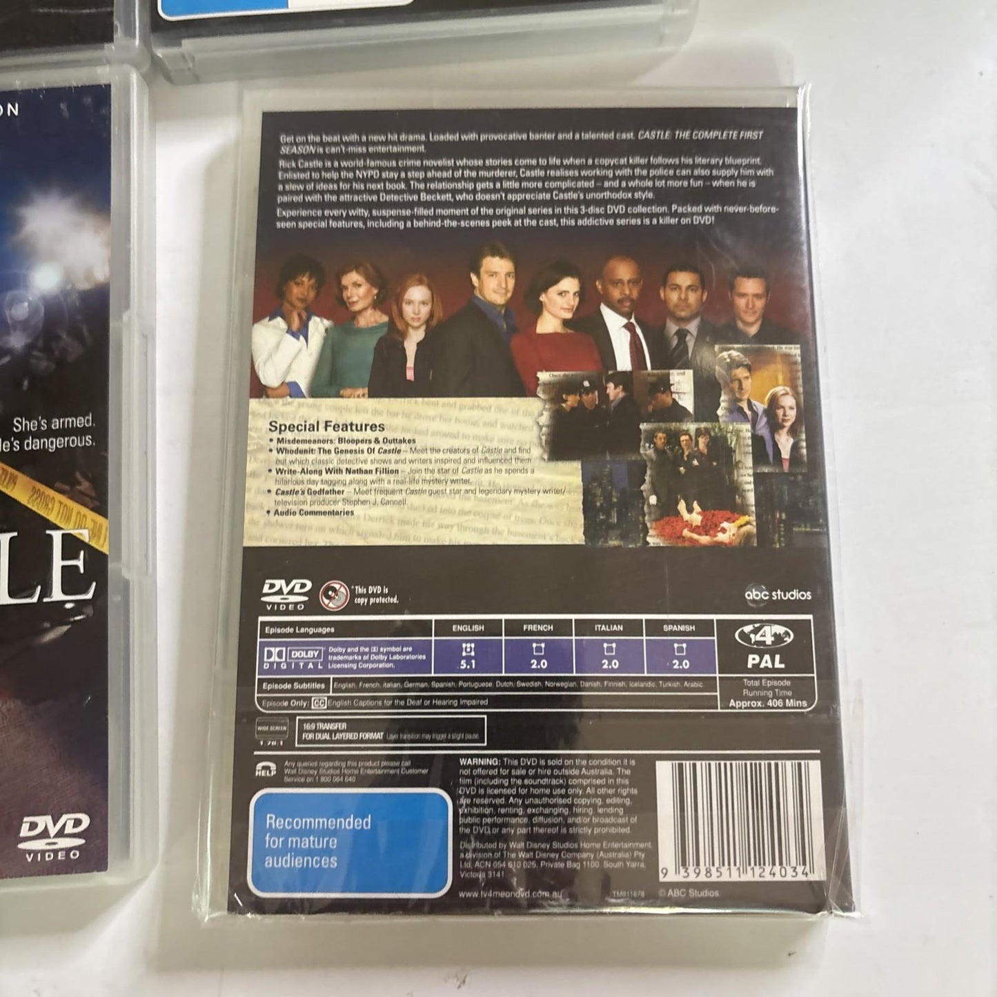 Castle : Season 1 2 3 4 (DVD, 2009, 20-Disc) Region 4