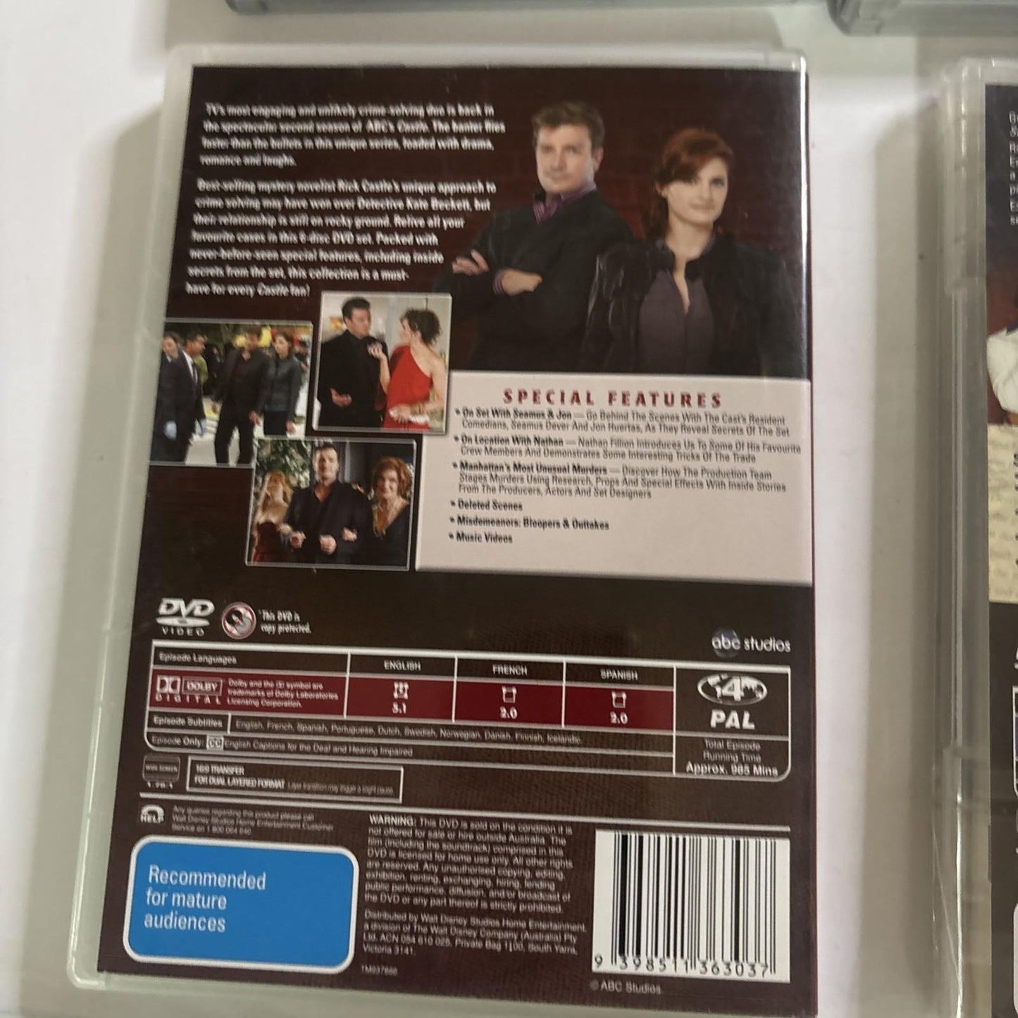 Castle : Season 1 2 3 4 (DVD, 2009, 20-Disc) Region 4