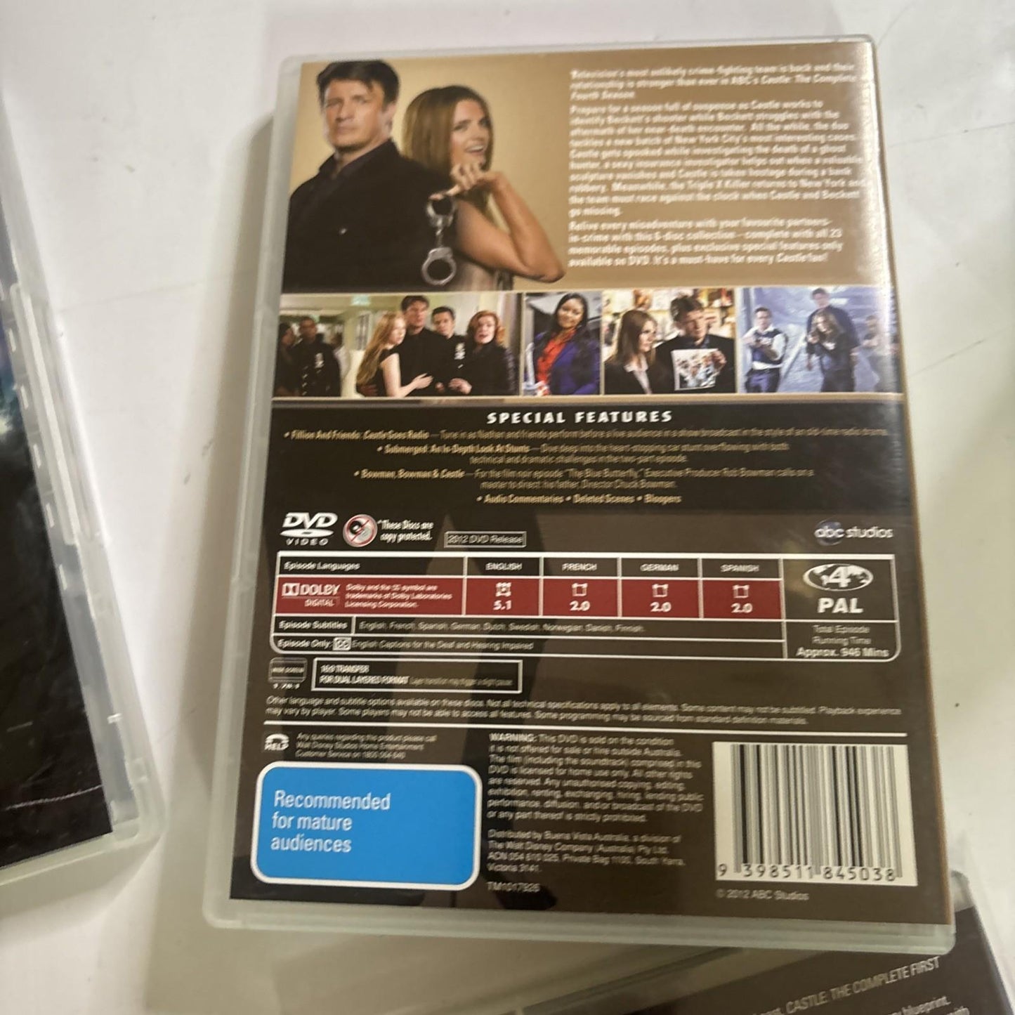 Castle : Season 1 2 3 4 (DVD, 2009, 20-Disc) Region 4