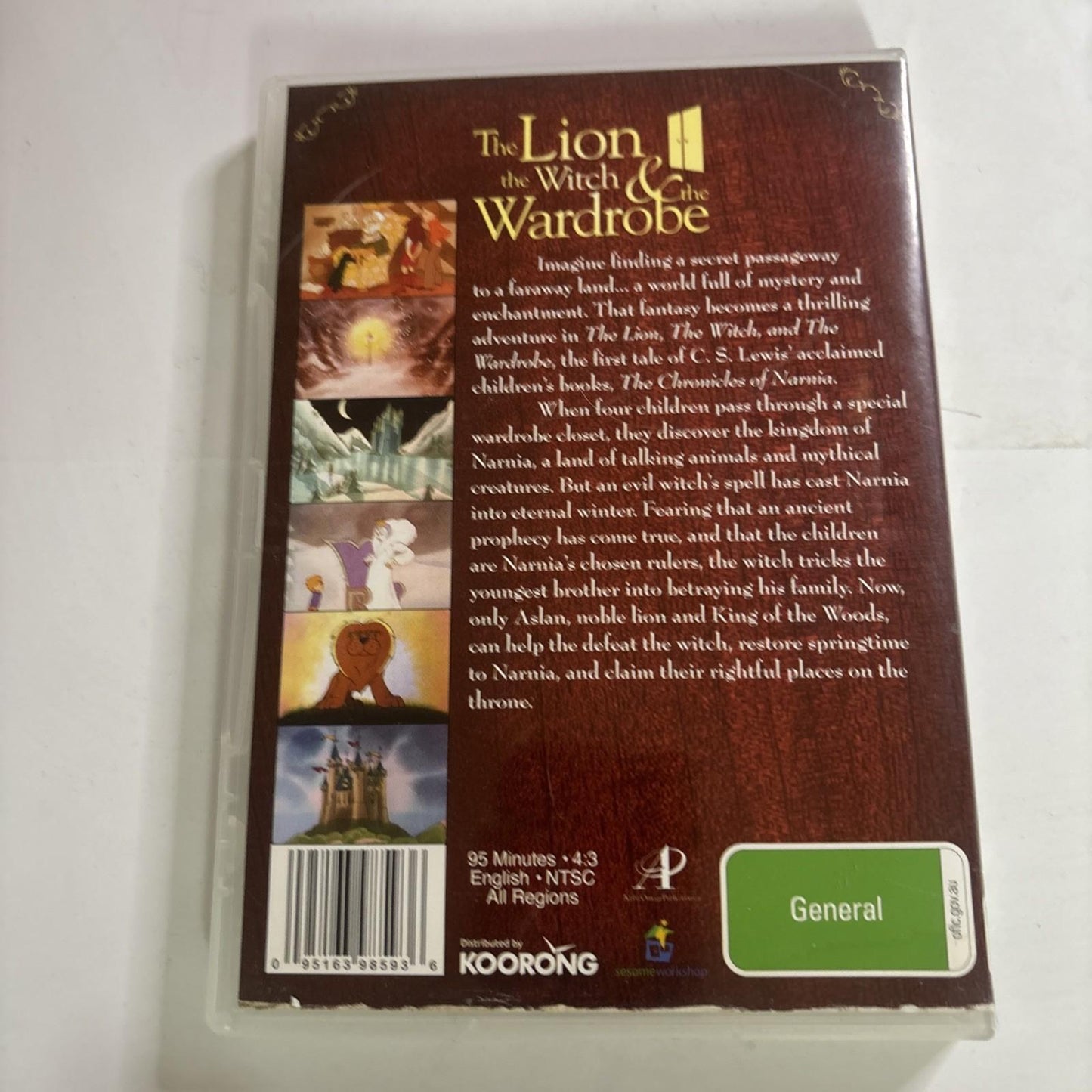 The Lion The Witch & The Wardrobe (DVD, 1979) All Regions