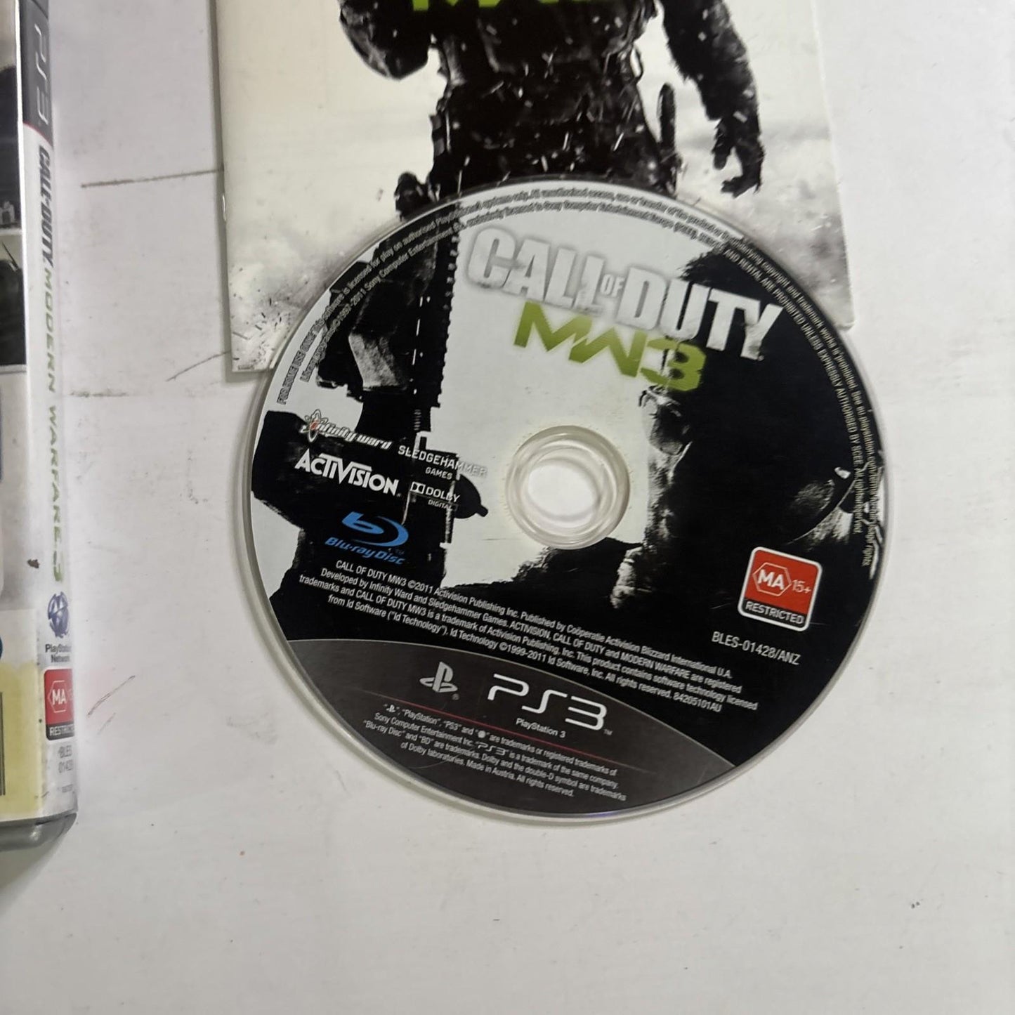 Call of Duty: Modern Warfare 3 - Sony Playstation 3 (PS3) Complete With Manual
