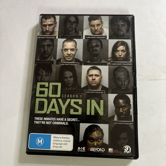 60 Days in (DVD, 2016) Region 4