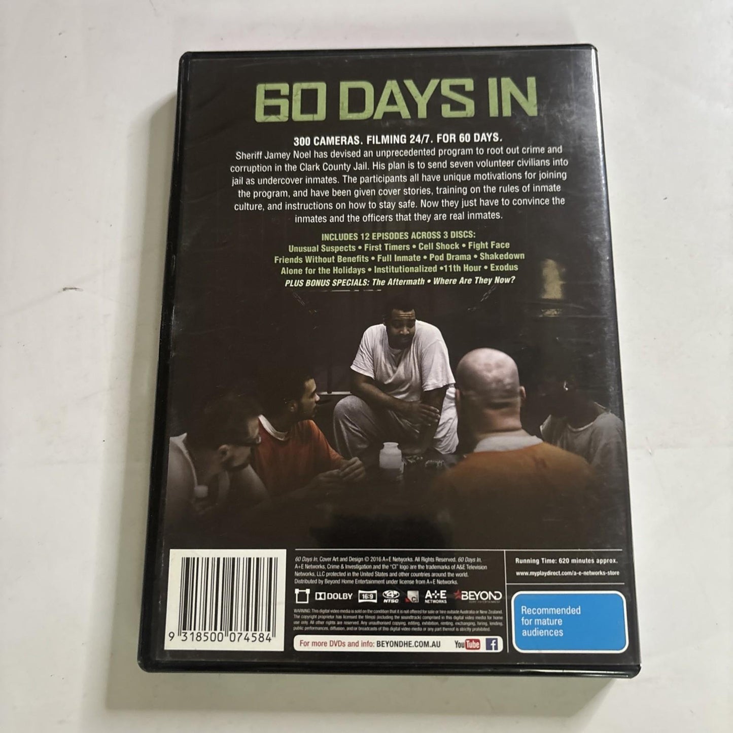 60 Days in (DVD, 2016) Region 4