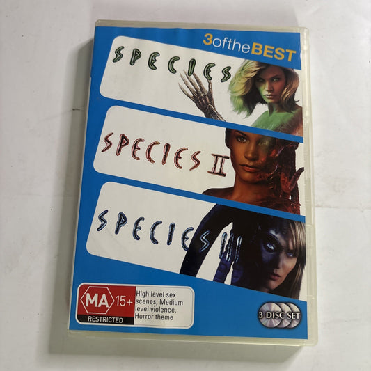 Species / Species 2 / Species 3 DVD  Region 4