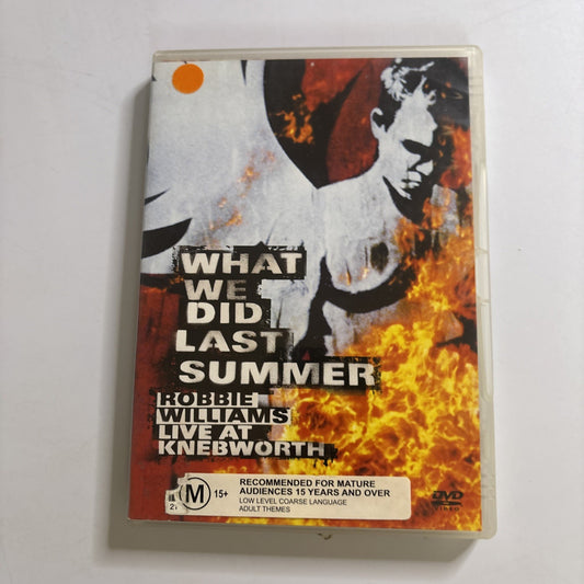 Robbie Williams What We Did Last Summer Live at Knebworth (DVD, 2003) All Region