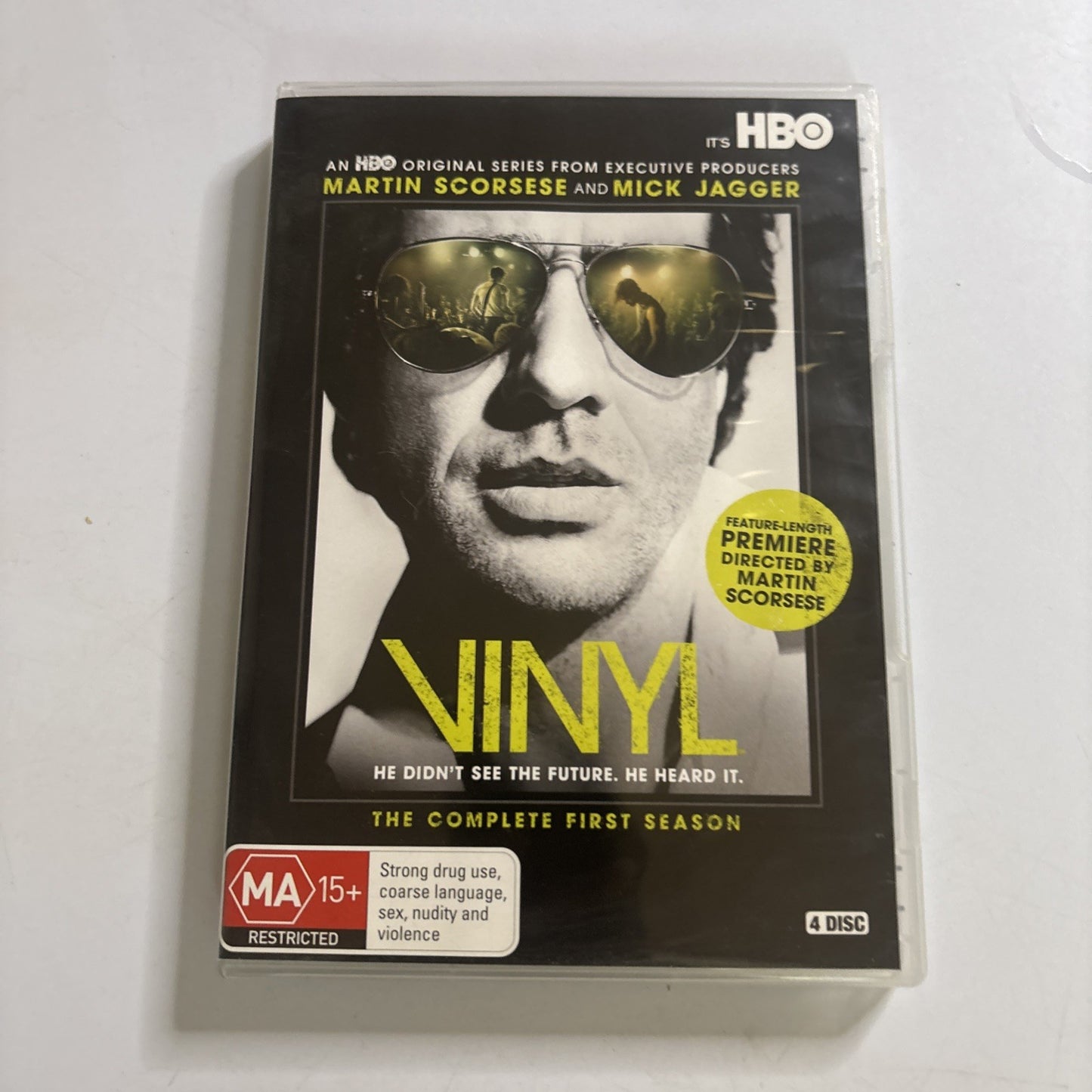 Vinyl : Series 1 (DVD, 2016) Martin Scorcese, Mick Jagger Region 4