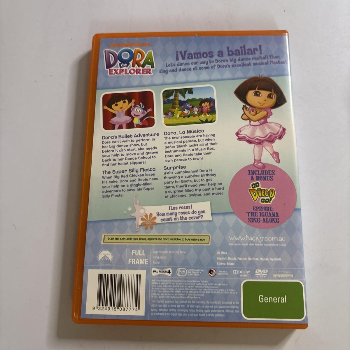 Dora the Explorer - Dora's Ballet Adventures (DVD, 2010) Region 4