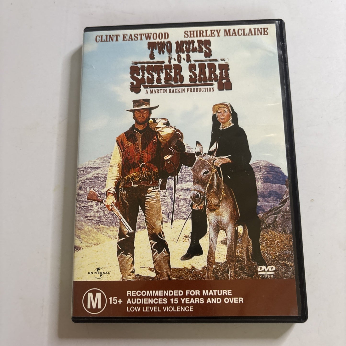 Two Mules for Sister Sara (DVD, 1970) Clint Eastwood Region 4,2