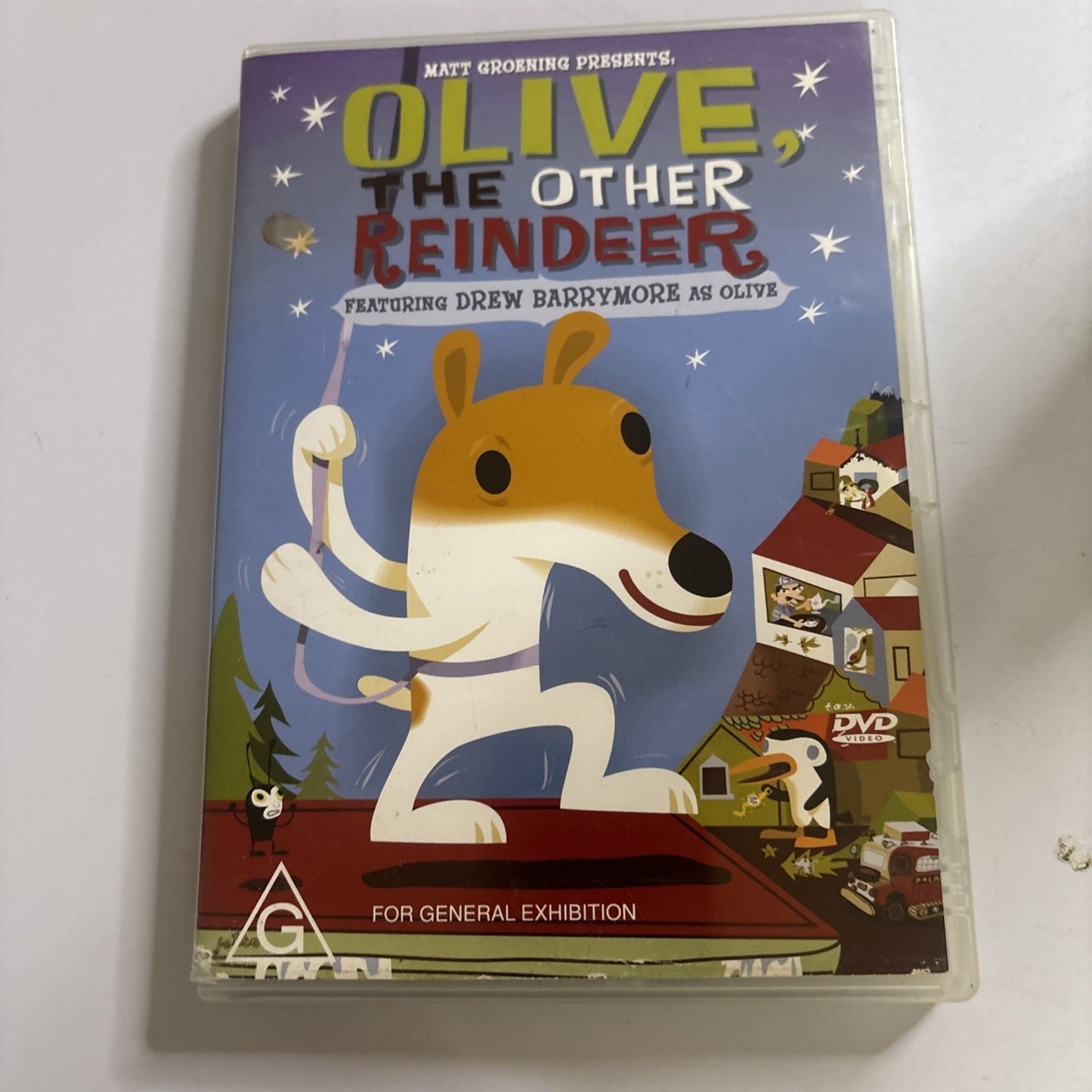 Olive the Other Reindeer (DVD, 1999) Drew Barrymore Region 4