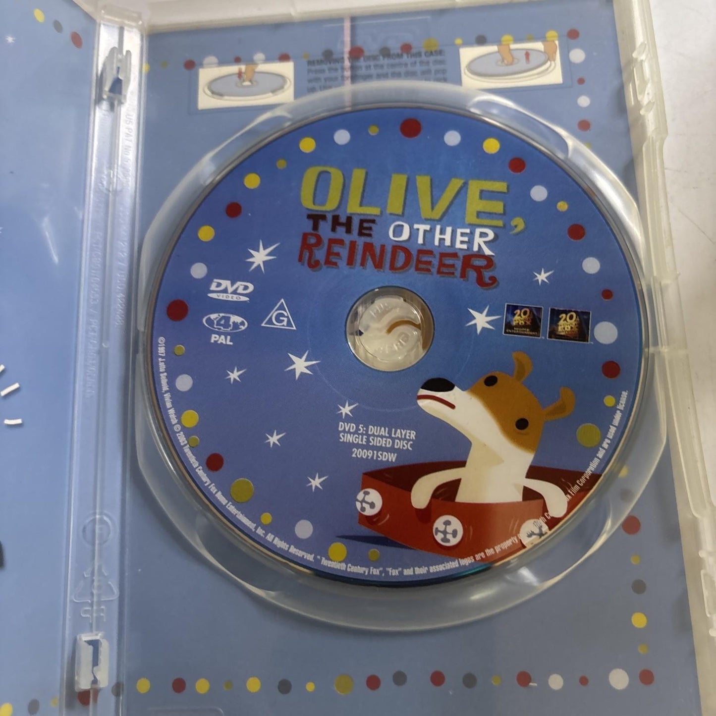 Olive the Other Reindeer (DVD, 1999) Drew Barrymore Region 4