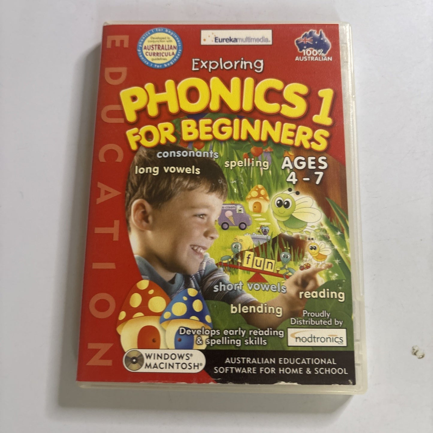 Exploring Phonics 1 for Beginners Eureka  PC CDROM Educational Windows Mac