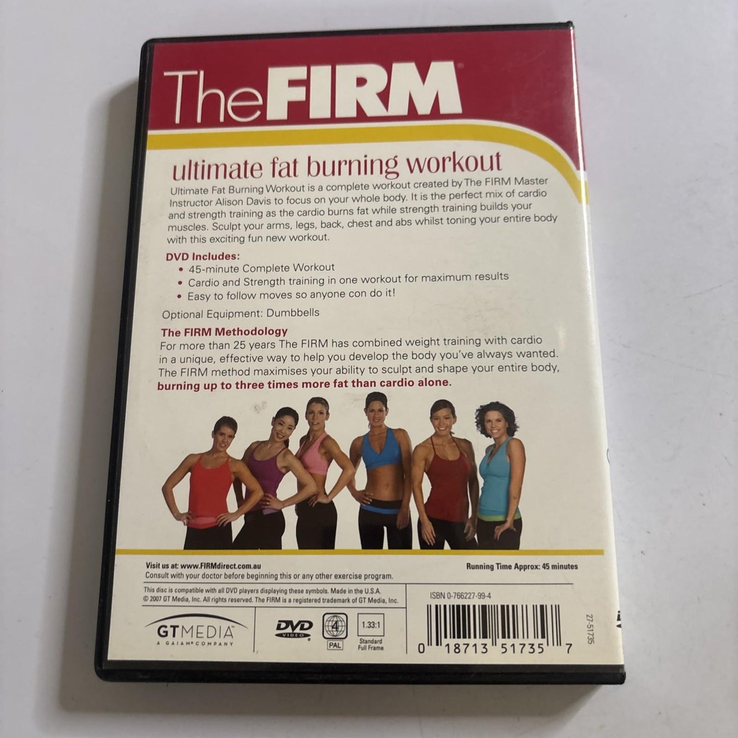 The Firm - Ultimate Fat Burning Workout DVD Region 4 NEW