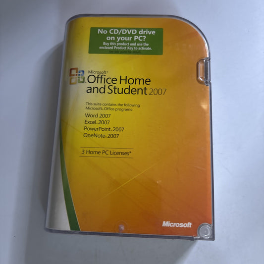 Microsoft Office Home & Student 2007 PC CD-ROM