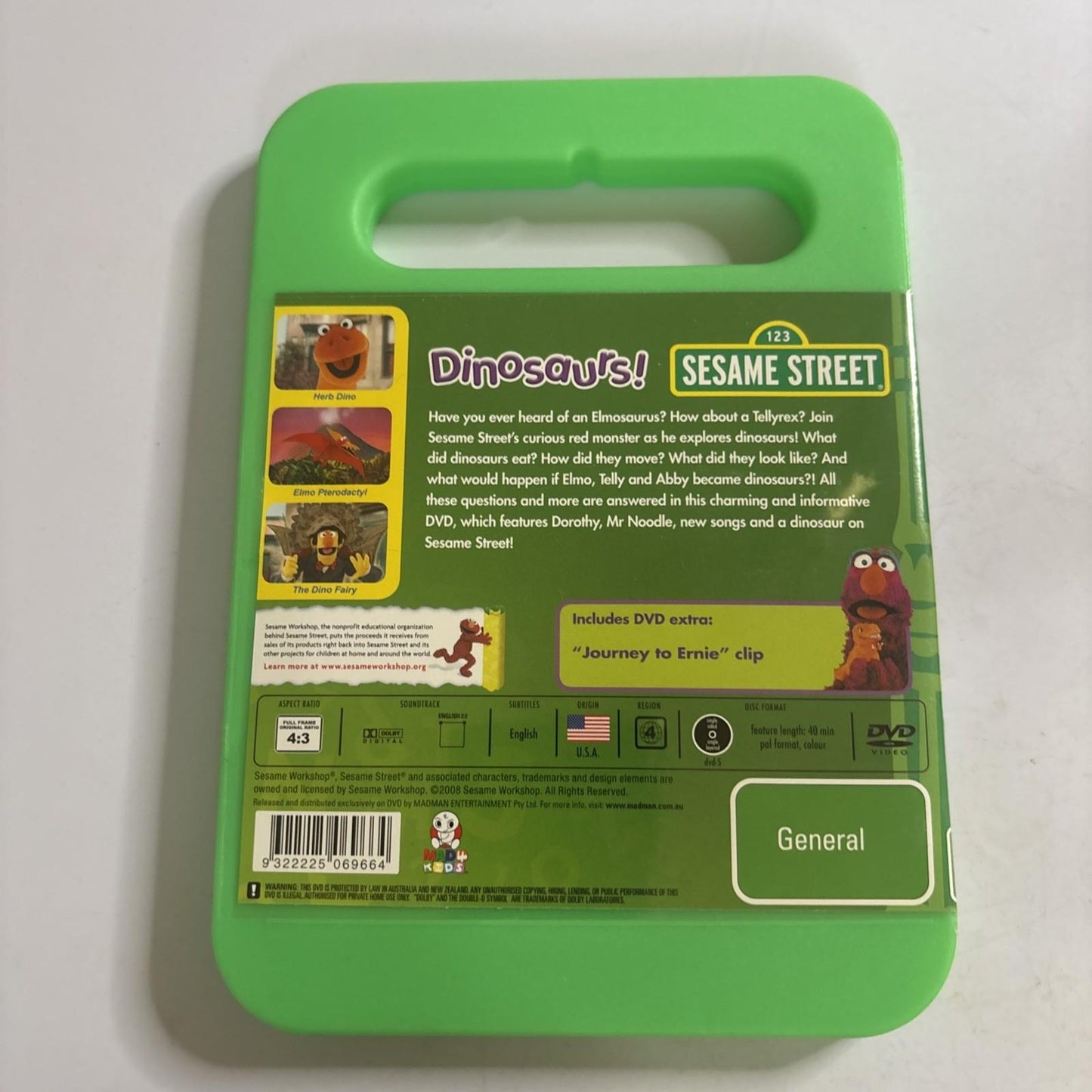 Sesame Street - Dinosaurs (DVD, 2008) Region 4